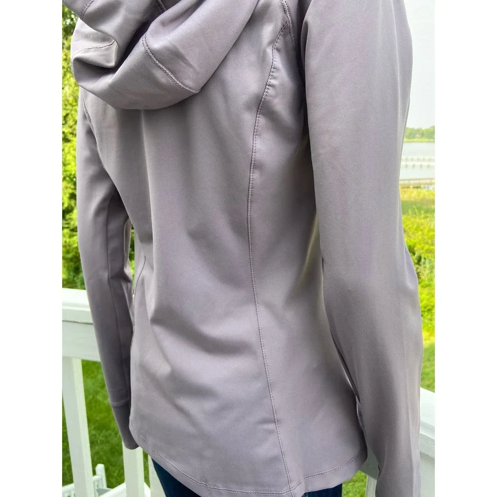 Yogalicius Full Zip Jacket with hoodie frosted lilac SZ XS * wom166 - Picture 7 of 12